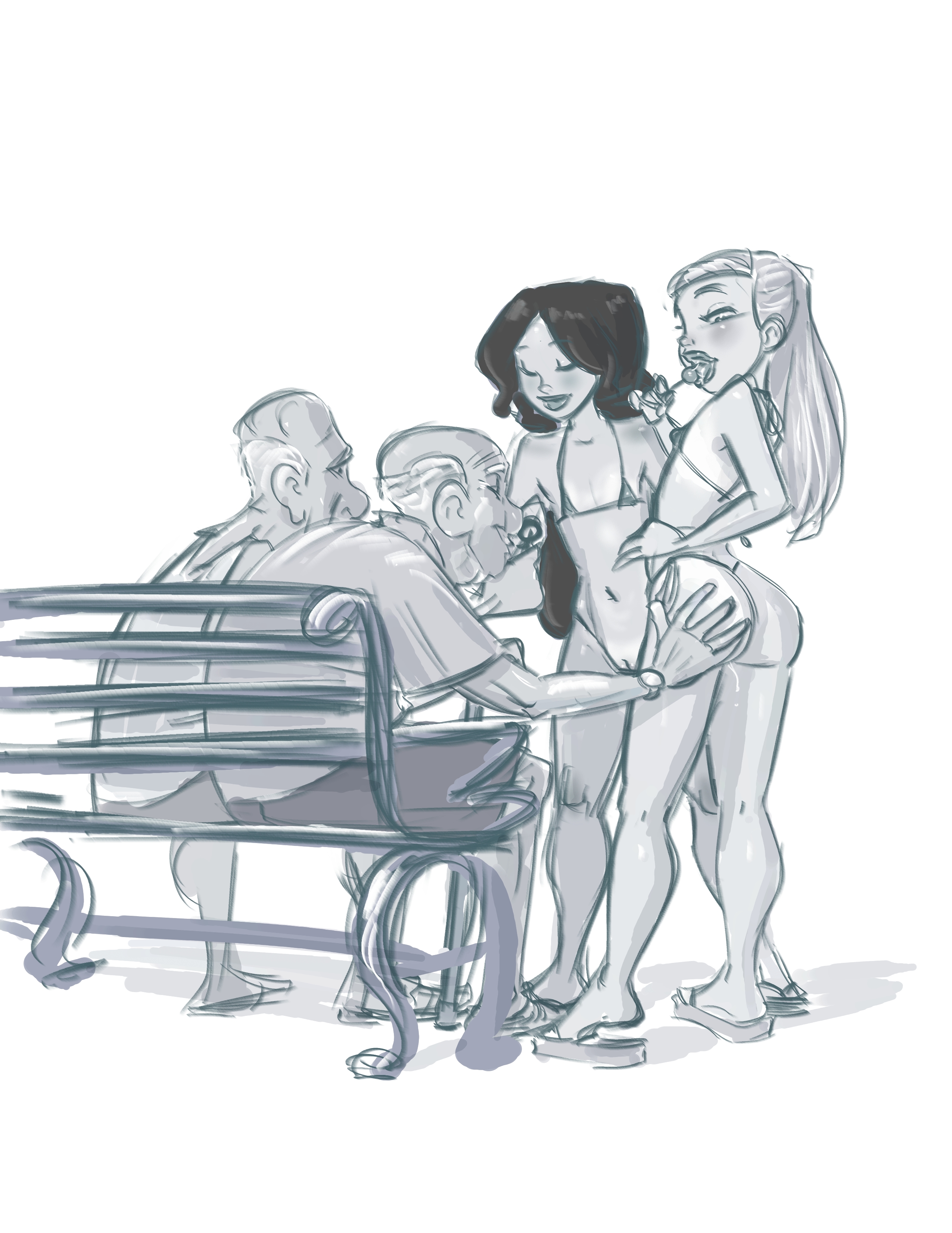 Collection of Jab Comix art