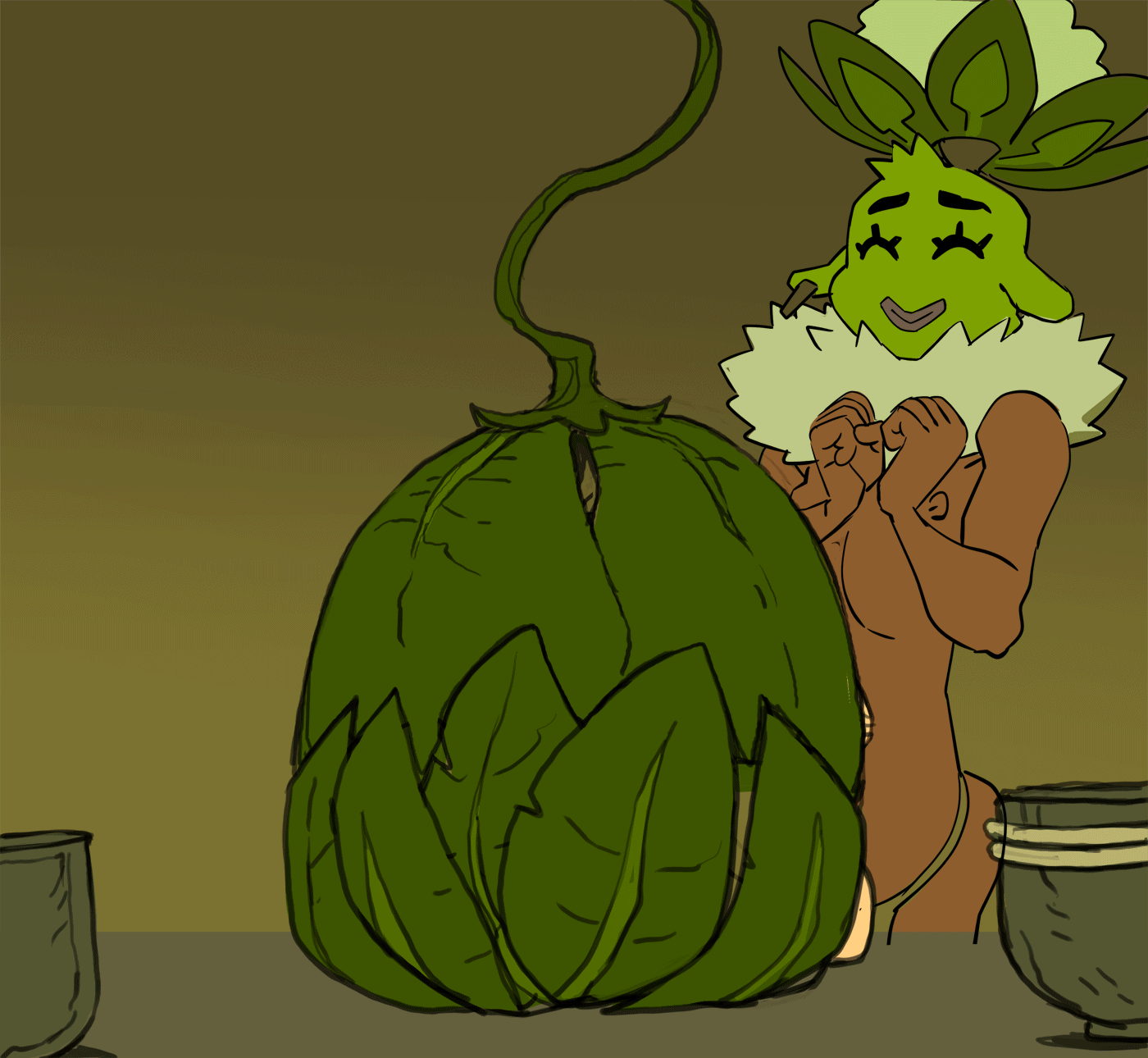 4981390 - Amalia_Sheran_Sharm animated Cra Evangelyne JJFrenchie Sadida Wakfu.gif