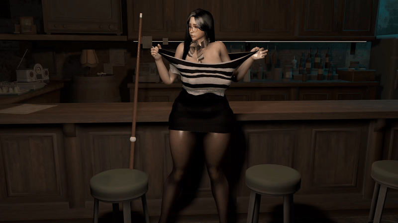 Billiards Hisako Outake.gif