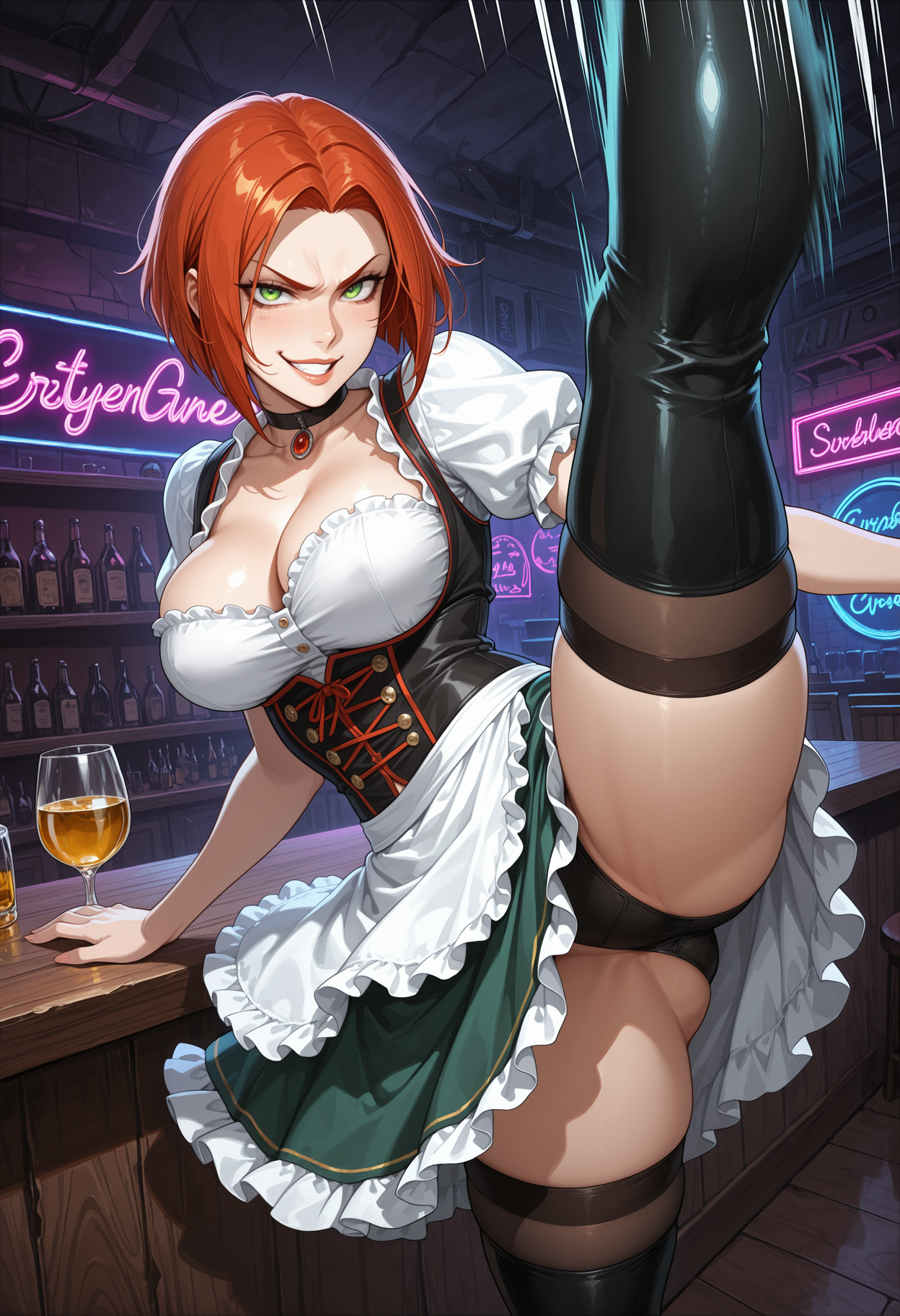 (bloodrayne) rayne - dirndl - bar - kicking viewer_00808.png
