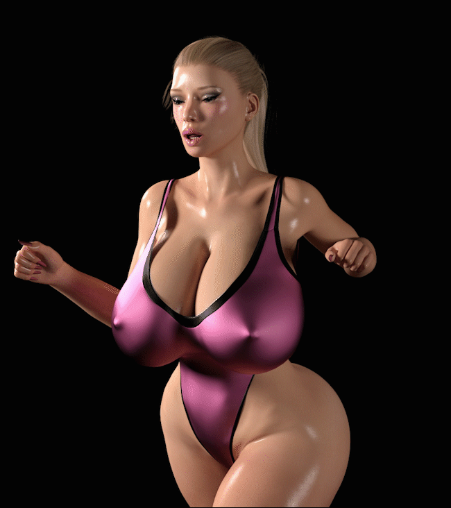 Bouncing boobies by Serge3dx.gif