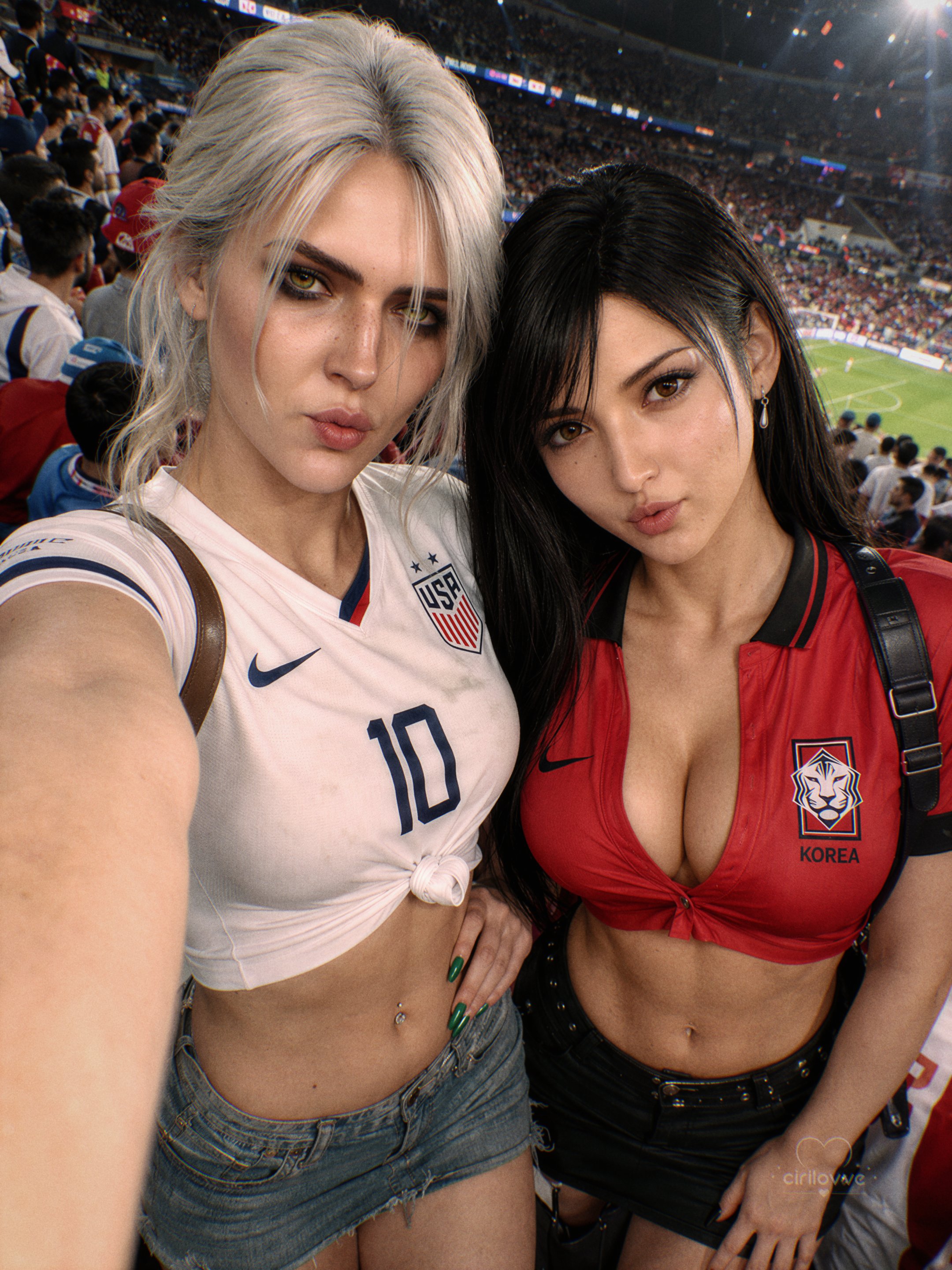 ciri and tifa at the world cup by cirilovve.jpeg