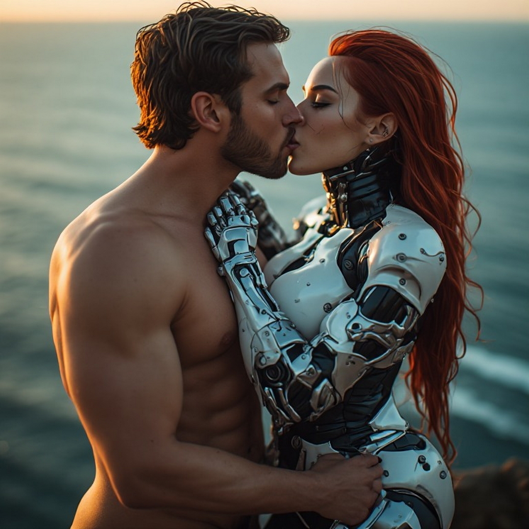 cyborg girl kissing man.jpg