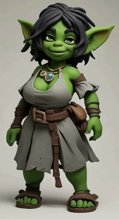 goblin, claymation figure.gif
