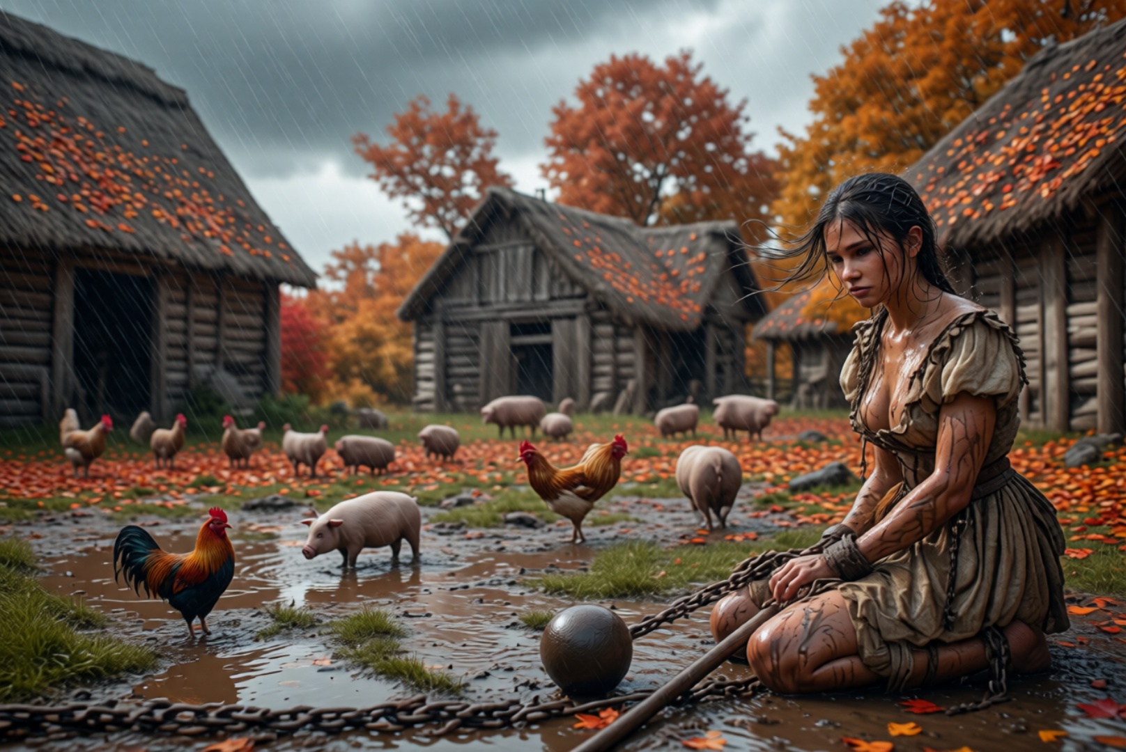 Maid on a farm in the Middle Ages  (3).jpg