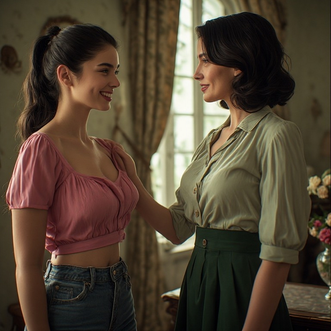 mom & daughter in the dining room.jpg