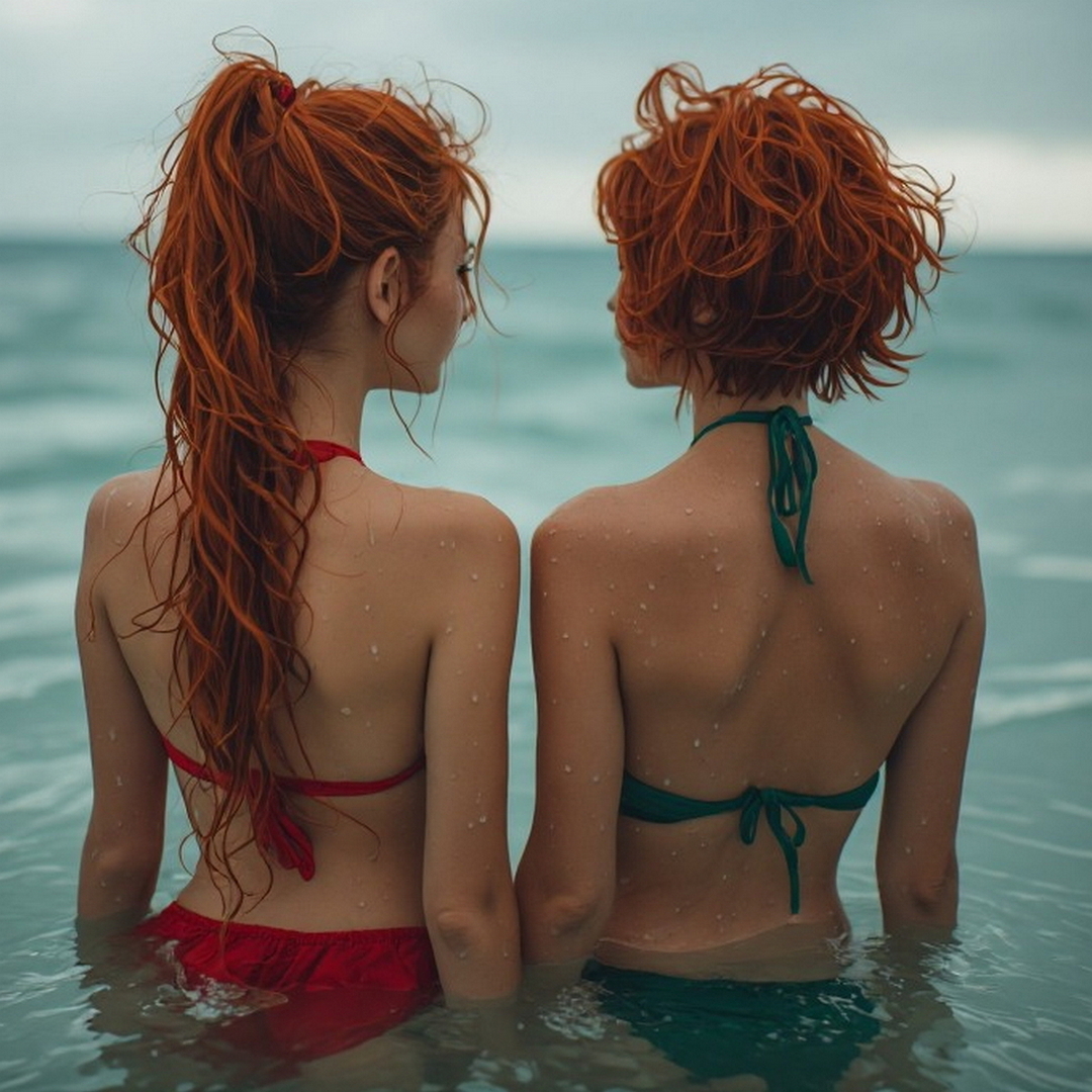 mom & daughter standing in ocean.jpg