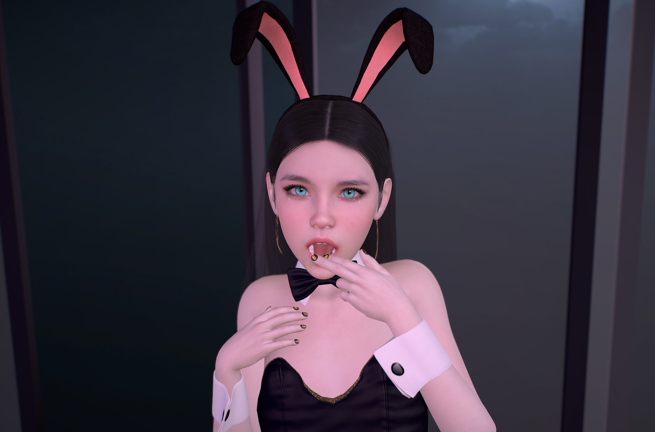 Sabrina Secret Photoshoot Bunny Suit 4 cut.png