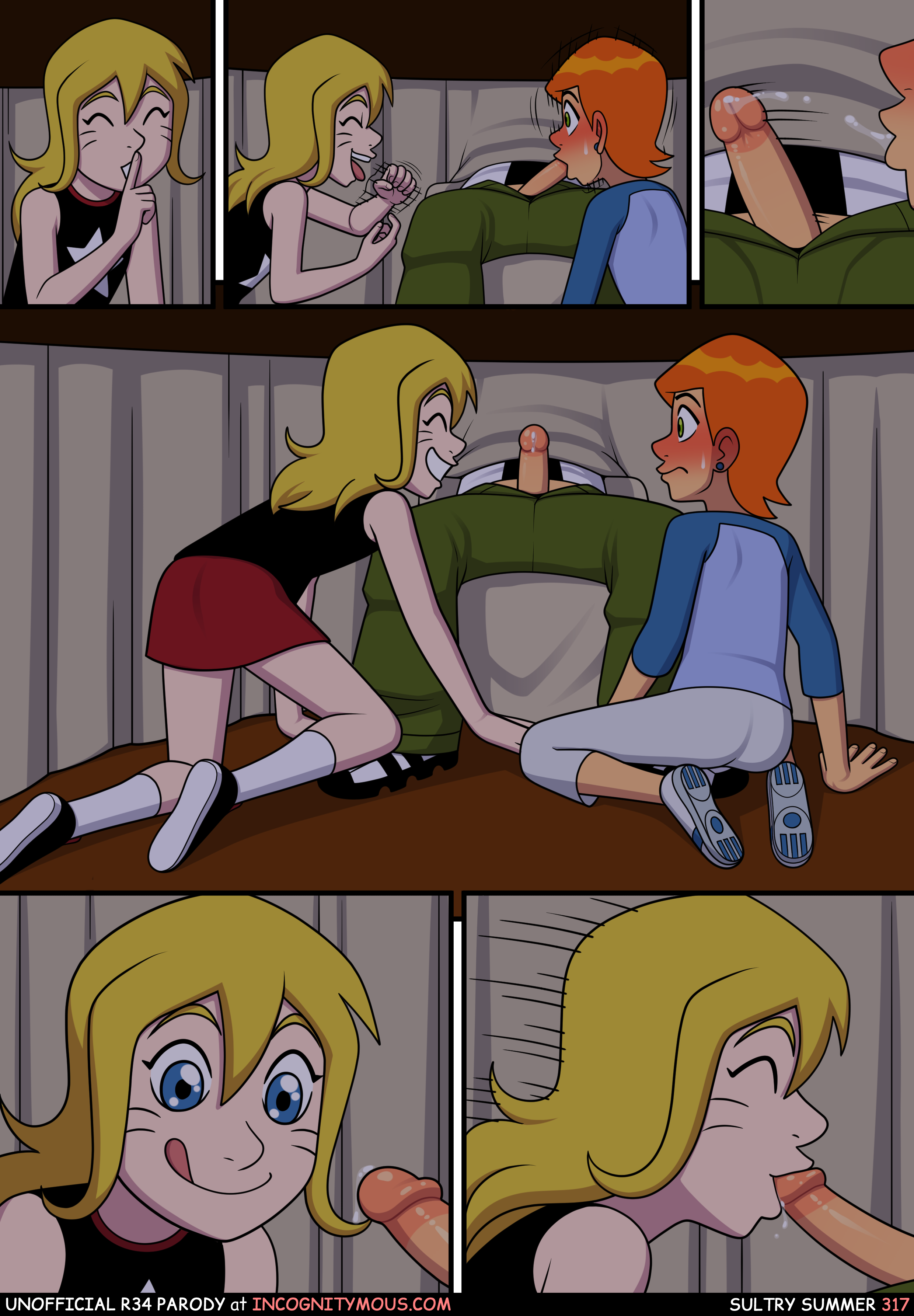 Lucy gestures to Gwen for permission to take over, and Gwen nervously lets ...