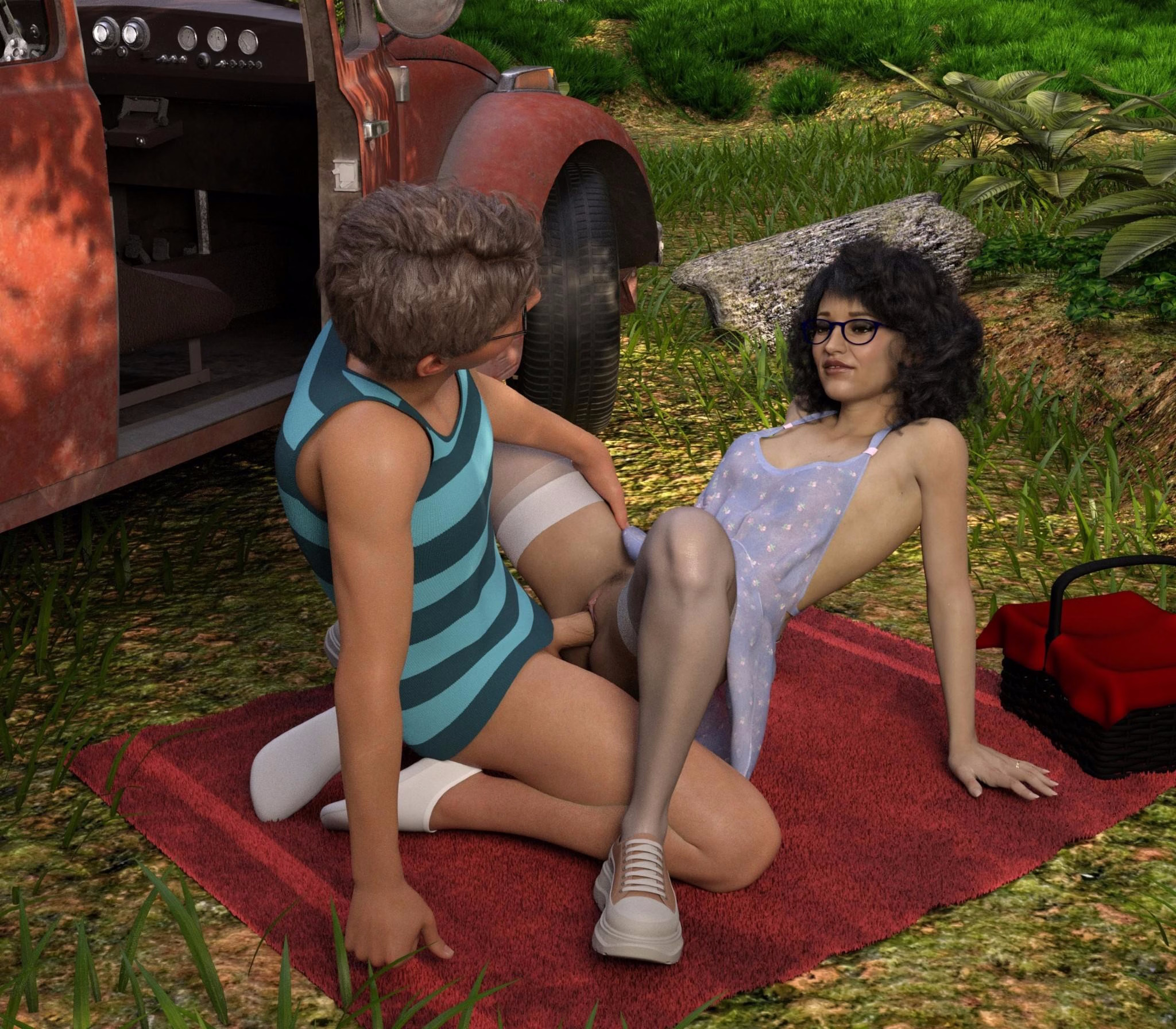 Sunday Picnic with my teacher by Forester4art.jpg