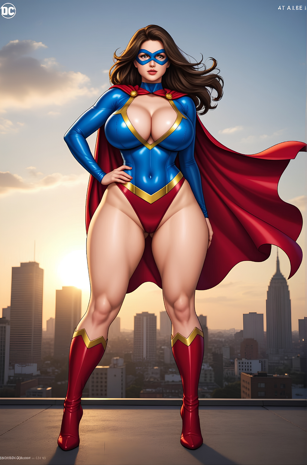 Voluptuous superhero Woman.png