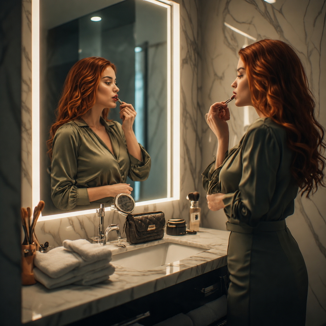 woman fixing makep in bathroom.jpg
