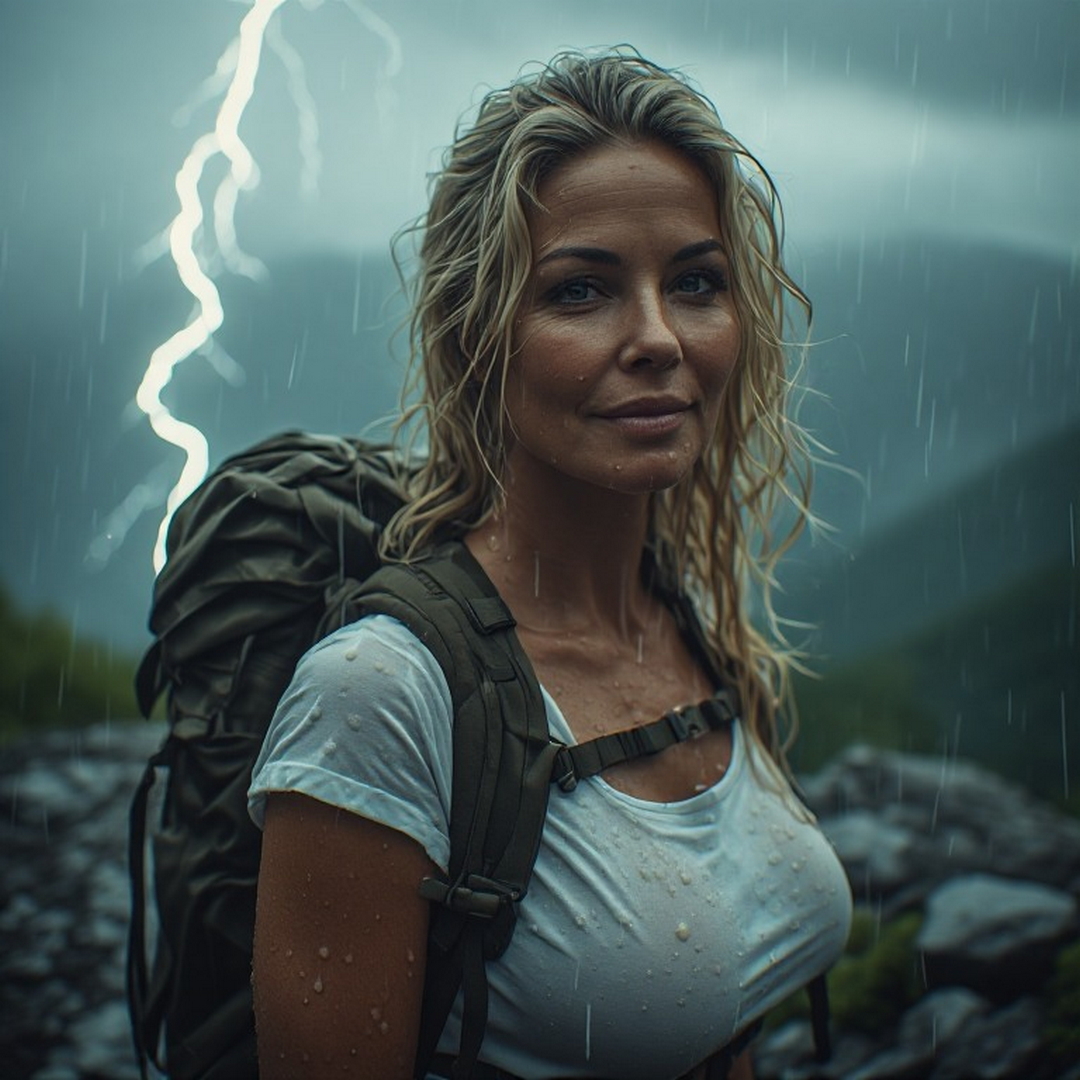 woman hiking on mountain in rain.jpg