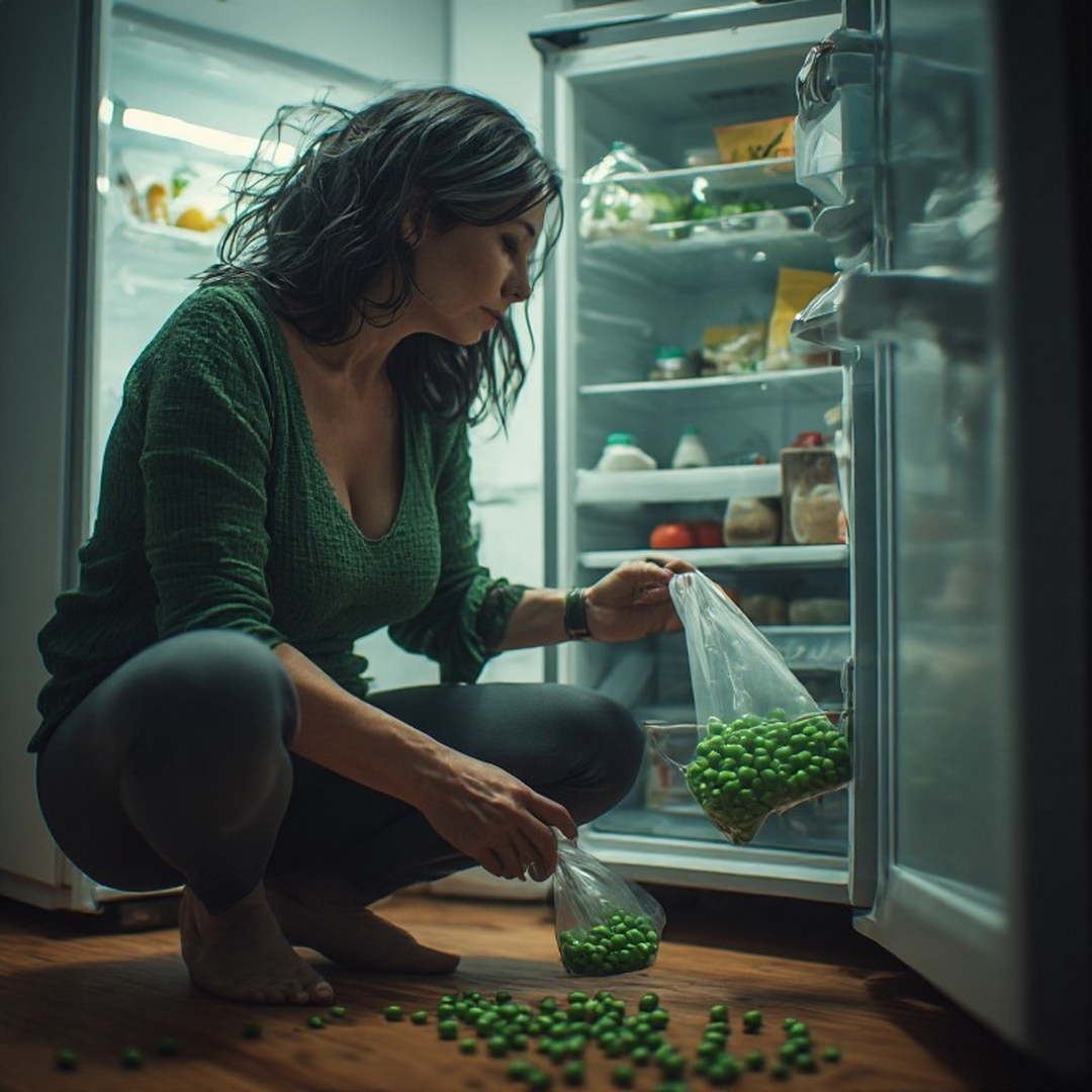 woman with broken bag of peas.jpg