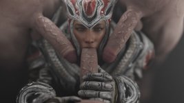 Queen Myrrah blows some locust.jpg