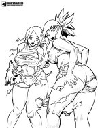 Digimon 2 Adventure 02 X 3 Tamers Kari Kamiya and Rika transforming into Gatomon Renamon DigiB...jpg