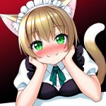 00167-3026664089-catgirl maid serving tea at table. Green eyes, blushing cheeks, large D cup c...jpg 00167-3026664089-catgirl maid serving tea at table. Green eyes, blushing cheeks, large D cup c...jpg