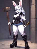 01086-49090778-anthro bunny girl short_small, oversized-Melon-sized-breasts, cleavage, blue ey...jpg 01086-49090778-anthro bunny girl short_small, oversized-Melon-sized-breasts, cleavage, blue ey...jpg