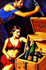02872-1001-lamia guarding a treasure chest, indiana jones holding bottle of whiskey facing lam...jpg 02872-1001-lamia guarding a treasure chest, indiana jones holding bottle of whiskey facing lam...jpg