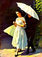 02831-101-Woman in white dress with a parasol walking on sidewalk by barber shop _lora_sd-pulp...jpg 02831-101-Woman in white dress with a parasol walking on sidewalk by barber shop _lora_sd-pulp...jpg