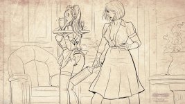 Maria 03 - Maid Training lineart.jpg