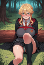 (fate) artoria lancer - hogwards - forest - bound on floor_00772.png