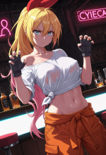 (nisekoi) kirisaki chitoge - mechanic - bar - claw pose_00759.png