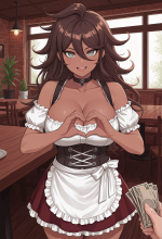 (danganronpa) akane owari - dirndl - restaurant - heart hands_00750.png