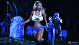 Bridget running .gif