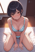 (monogatari) kanbaru suruga - underwear - bedroom - wariza_00747.png