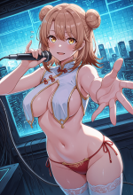 (oregairu) iroha isshiki - china bikini - cyberspace - singing_00704.png