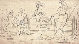 Tiffany 06 - Lunge Training lineart.jpg