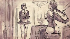 Marie Dinner is Served sketch.jpg