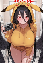 (blue archive) hasumi hanekawa - pikachu - bathroom - leaning forward_00822.png