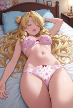 (to love-ru) tenjouin saki - underwear - bedroom - sleeping funny_00675.png