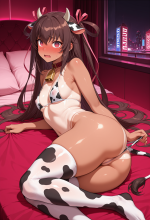 (taimanin) mizuki yukikaze - cow bikini - pink room - lying on side_00723.png