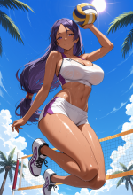 (fate) minamoto no raikou - runner - beach - volleyball play_00692.png