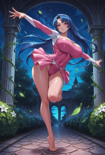 (taimanin) yatsu murasaki - athletic leotard - arch - gymnastics_00749.png