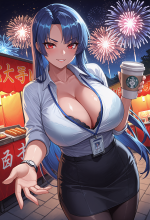 (taimanin) yatsu murasaki - office lady - fireworks - incoming drink_00763.png