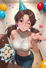 (evangelion) horaki hikari - chick v1 - birthday - holding bouquet_00713.png