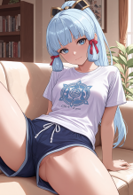 (genshin impact) kamisato ayaka - casual - couch - reclining_00694.png