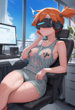 (pokemon) misty - head display - gamer desk - sitting from side_00734.png