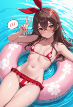 (genshin impact) amber - bikini - shallow water - on innertube_00765.png