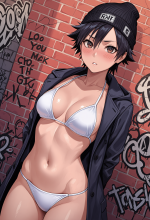 (bleach) arisawa tatsuki - winter bikini - graffiti - arms behind back_00737.png