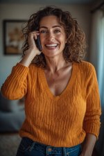 brunette talking on her phone.jpg