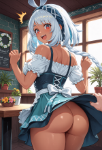 (genshin impact) mualani - dirndl - restaurant - dress flip_00615.png