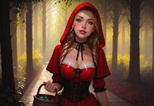 Red Riding Hood Lost in the Woods 003.jpg