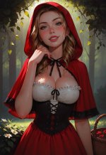 Red Riding Hood Lost in the Woods 004.jpg