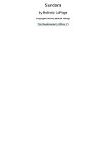 Sundara (The Headmaster's Office Book 7) - Belinda LaPage.jpg