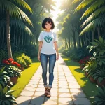 07466-1009-Full body shot of a young woman with short, dark hair and elfin features. She is s...webp
